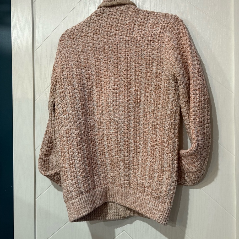 Vintage ChunkyKnit Cardigan Cable Knut ShawlCollar‎ Eclectic Grandpa cottagecore - Picture 6 of 6